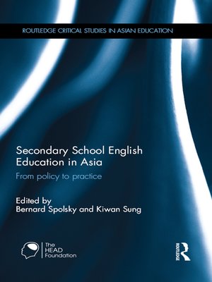 cover image of Secondary School English Education in Asia